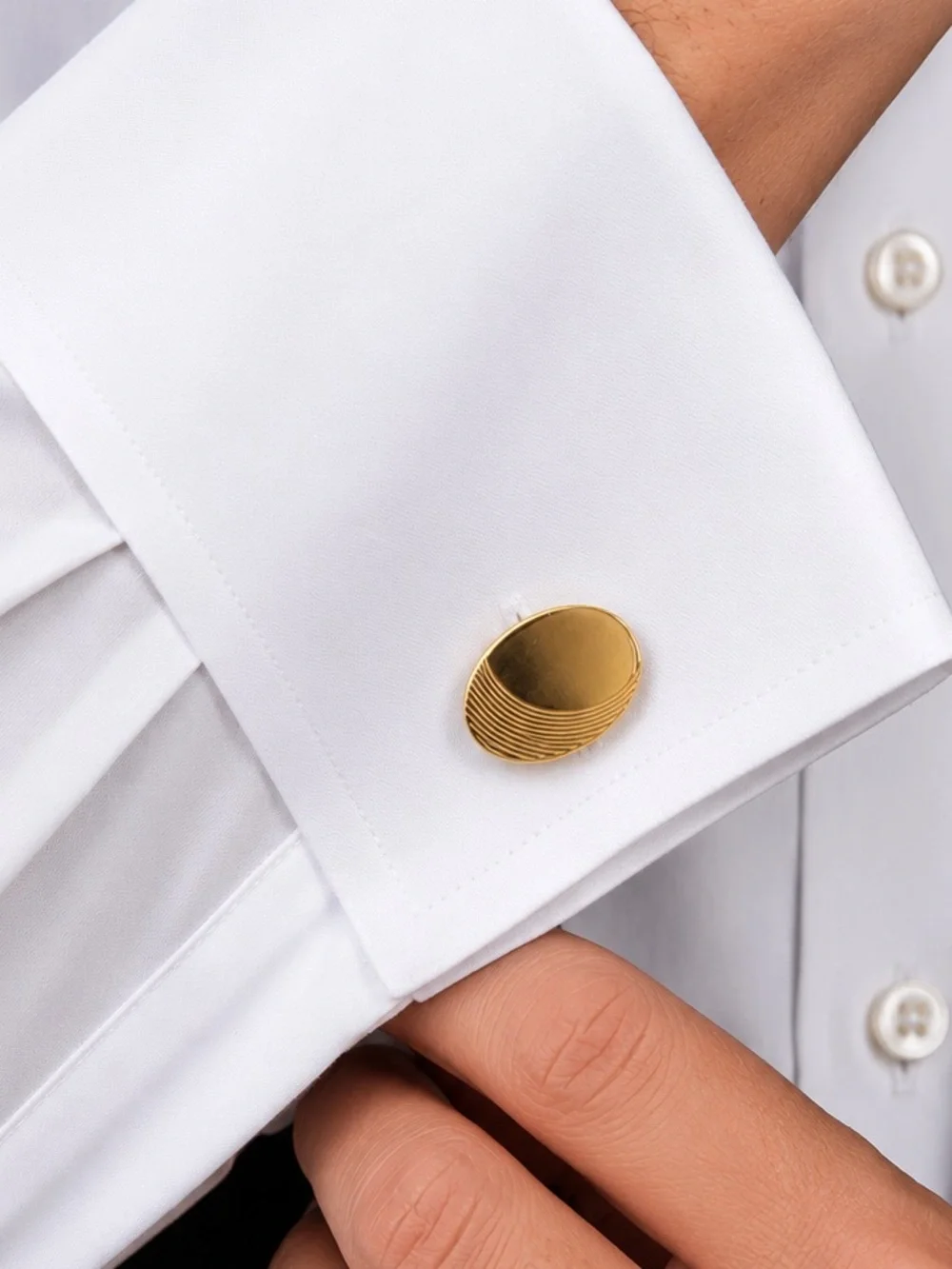 MCM Oval Cufflinks